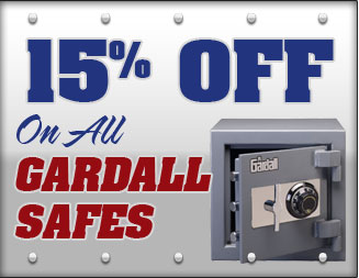 15% Off all Gardall Safes