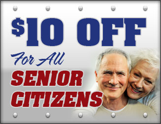 Senior Citizens save $10 on all locksmith services